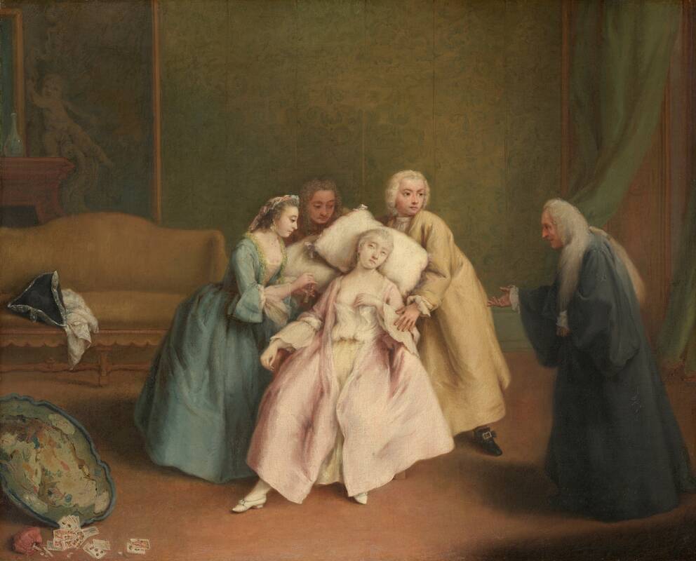 The Faint by Pietro Longhi, c. 1744