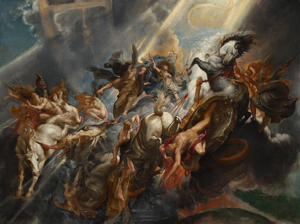 The Fall of Phaeton by Sir Peter Paul Rubens, c. 1604/1605, probably reworked c. 1606/1608