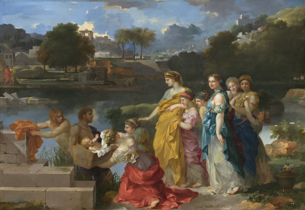The Finding of Moses by Sébastien Bourdon, c. 1655/1660