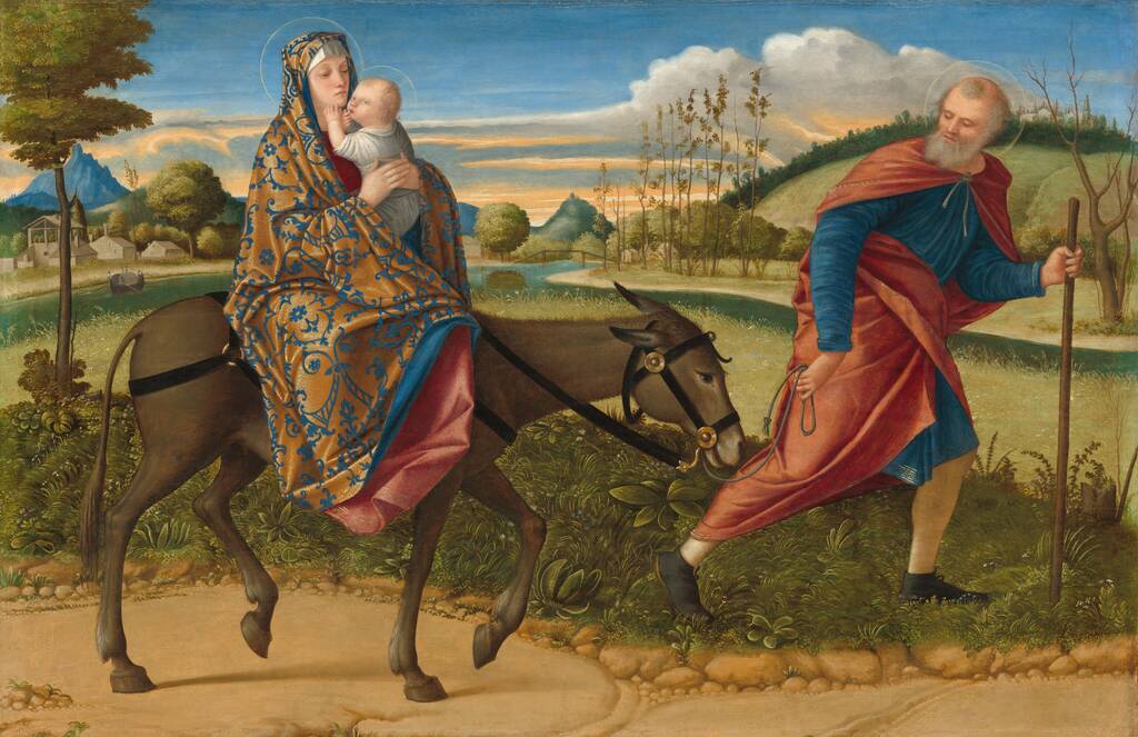 The Flight into Egypt by Vittore Carpaccio, c. 1515