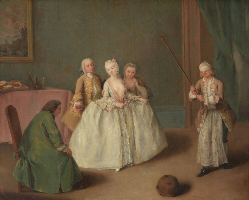 The Game of the Cooking Pot by Pietro Longhi, c. 1744