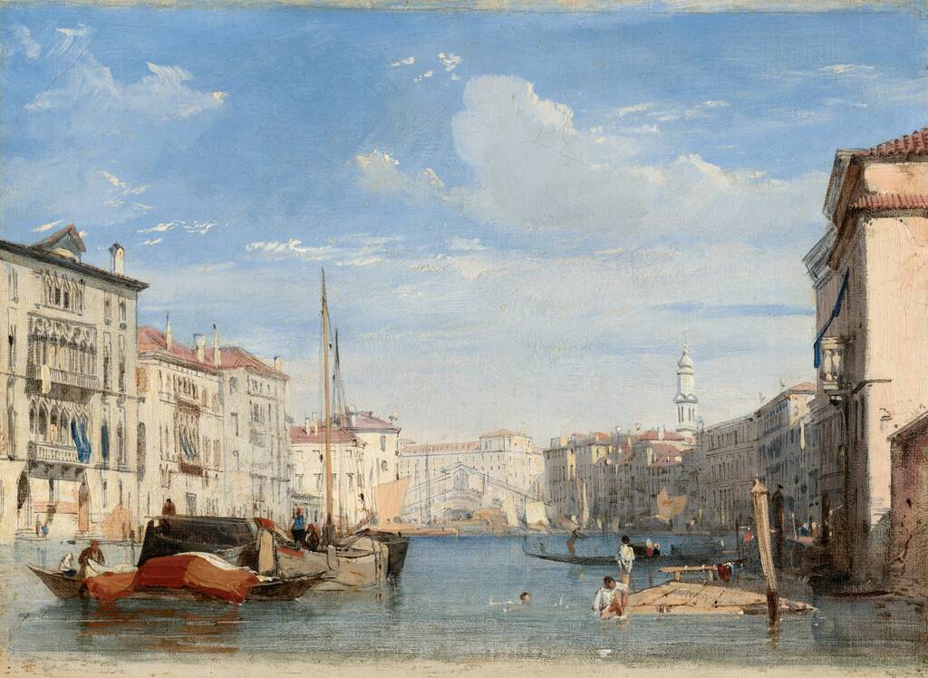 The Grand Canal by Richard Parkes Bonington, 1826/1827