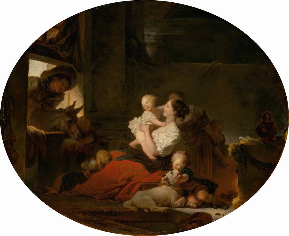 The Happy Family by Jean Honoré Fragonard, c. 1775