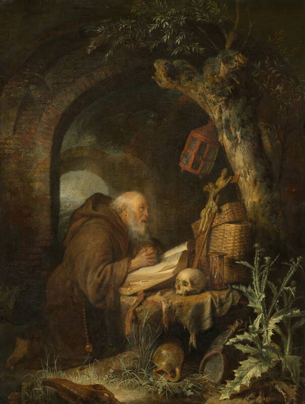 The Hermit by Gerrit Dou, 1670