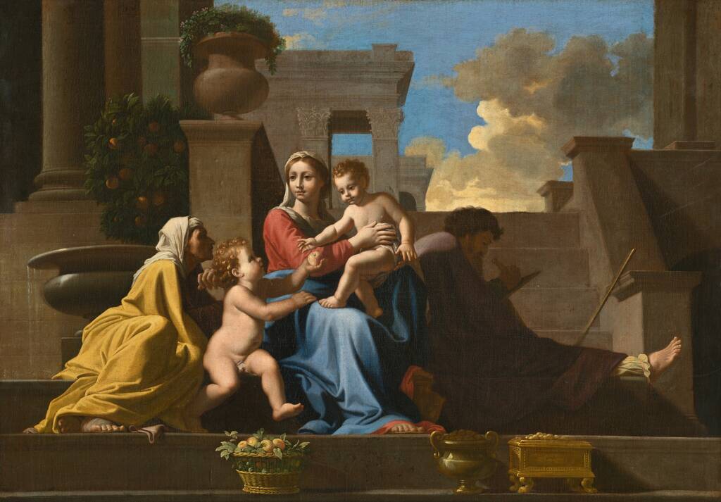 The Holy Family on the Steps by Anonymous Artist, 1648