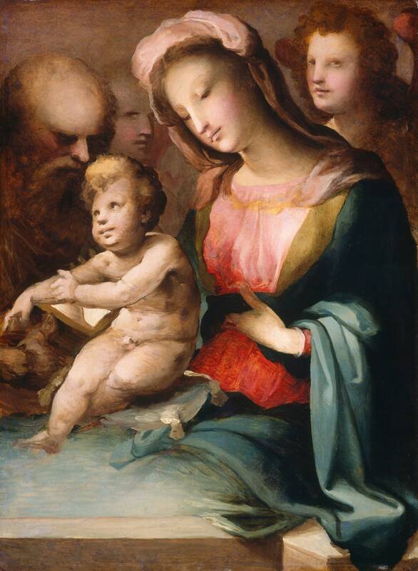 The Holy Family with Angels by Domenico Beccafumi, c. 1545/1550