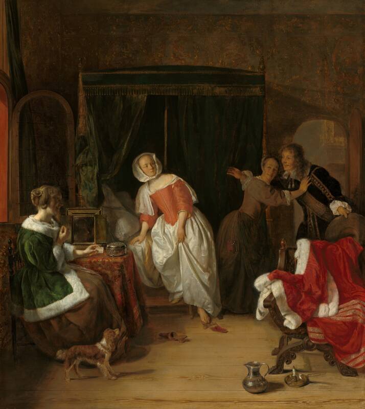 The Intruder by Gabriel Metsu, c. 1660