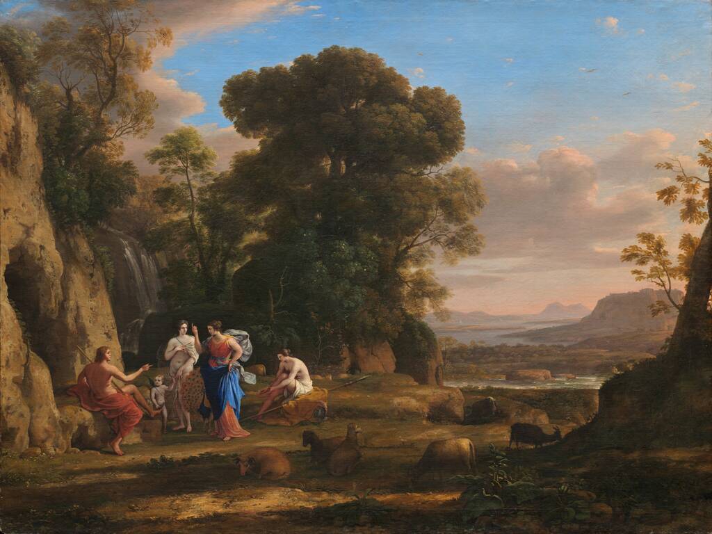 The Judgment of Paris by Claude Lorrain, 1645/1646
