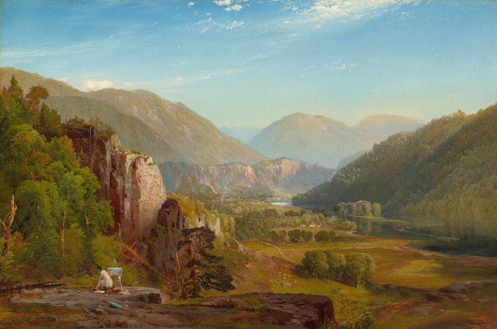The Juniata, Evening by Thomas Moran, 1864