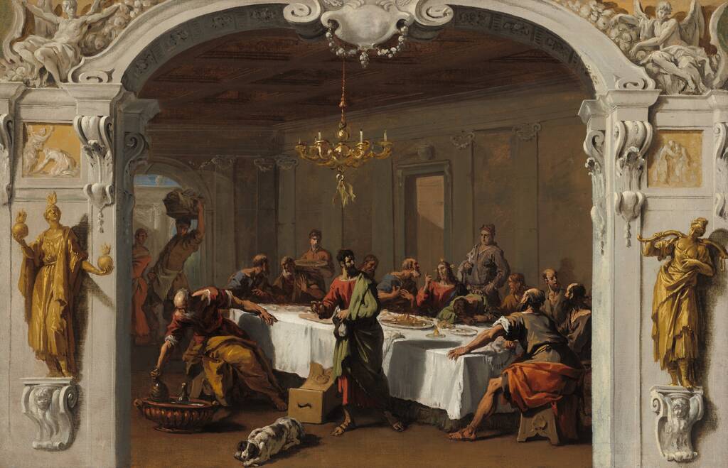 The Last Supper by Sebastiano Ricci, 1713/1714