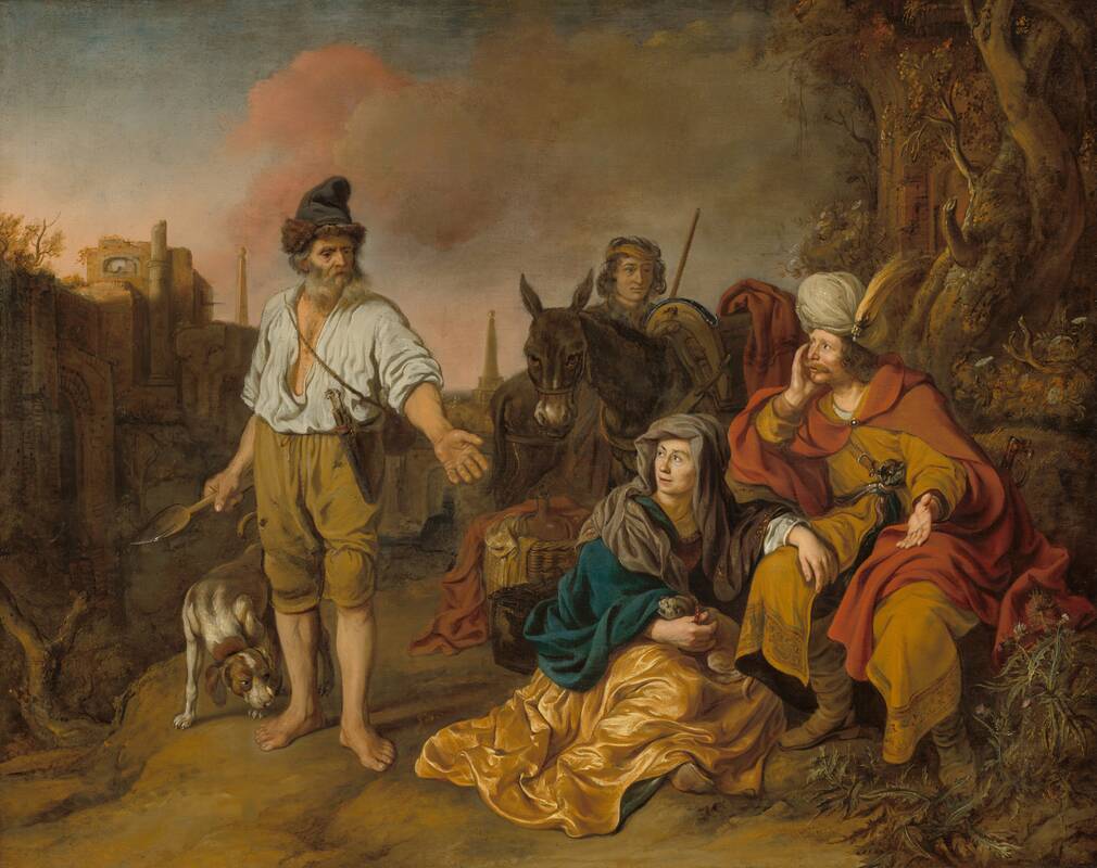 The Levite at Gibeah by Gerbrand van den Eeckhout, early 1640s