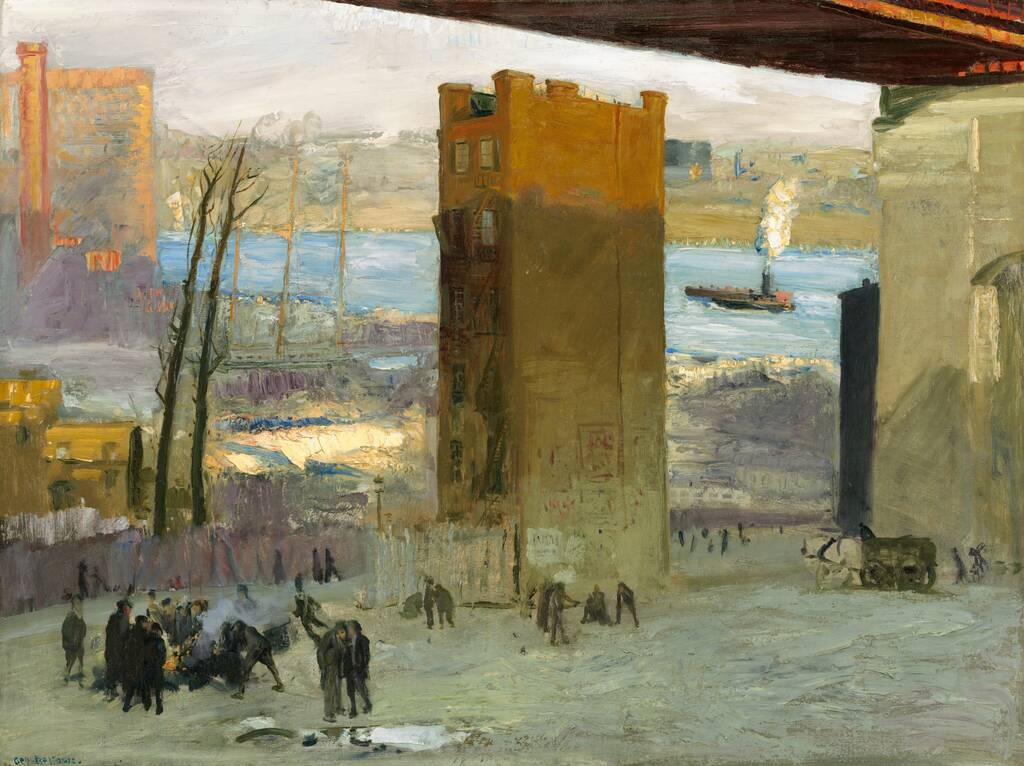 The Lone Tenement by George Bellows, 1909