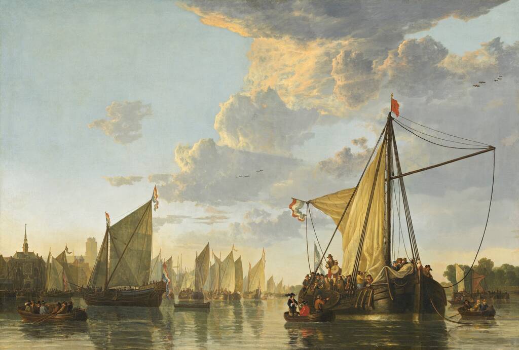 The Maas at Dordrecht by Aelbert Cuyp, c. 1650