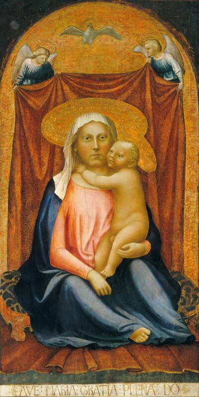 The Madonna of Humility by Masaccio, c. 1423/1424