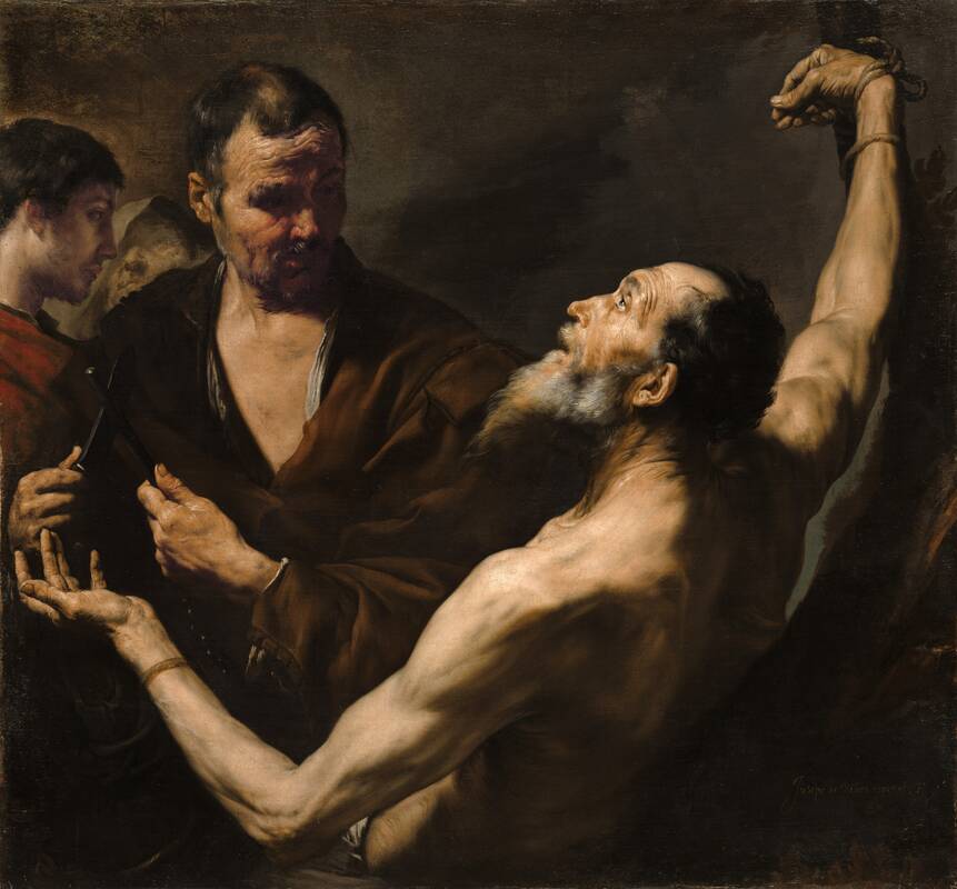 The Martyrdom of Saint Bartholomew by Jusepe de Ribera, 1634