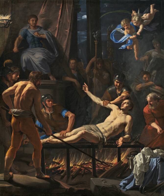 The Martyrdom of Saint Lawrence by Jean Baptiste de Champaigne, c. 1660