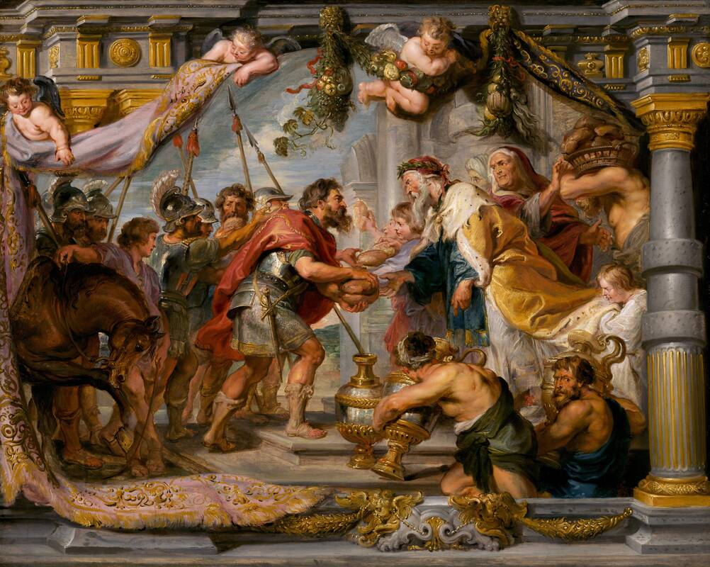 The Meeting of Abraham and Melchizedek by Sir Peter Paul Rubens, c. 1626
