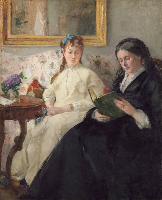 The Mother and Sister of the Artist by Berthe Morisot, 1869/1870