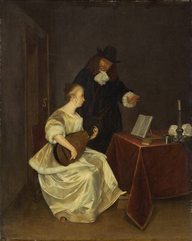 The Music Lesson by Anonymous Artist, c. 1670