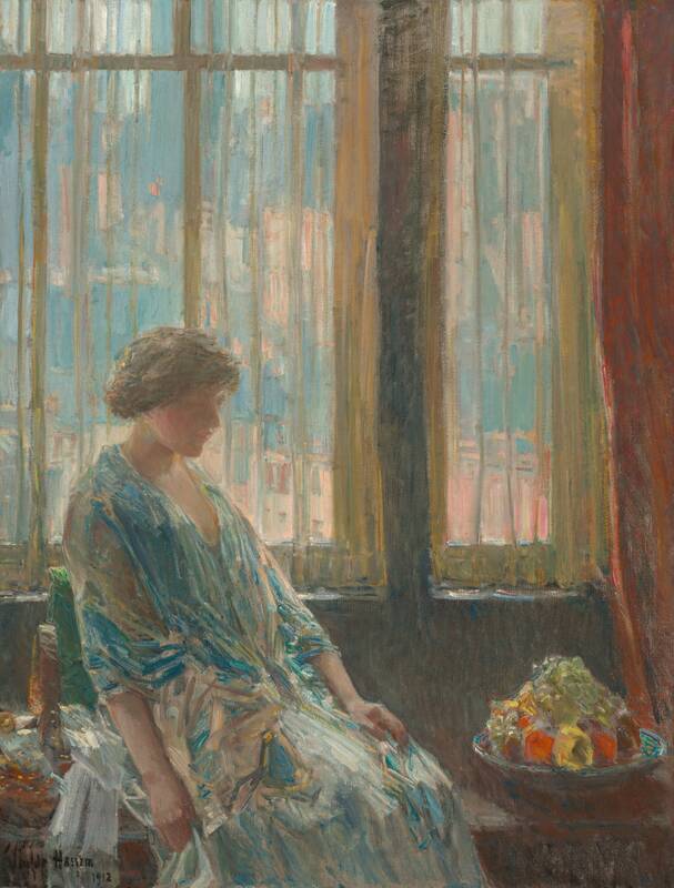 The New York Window by Childe Hassam, 1912