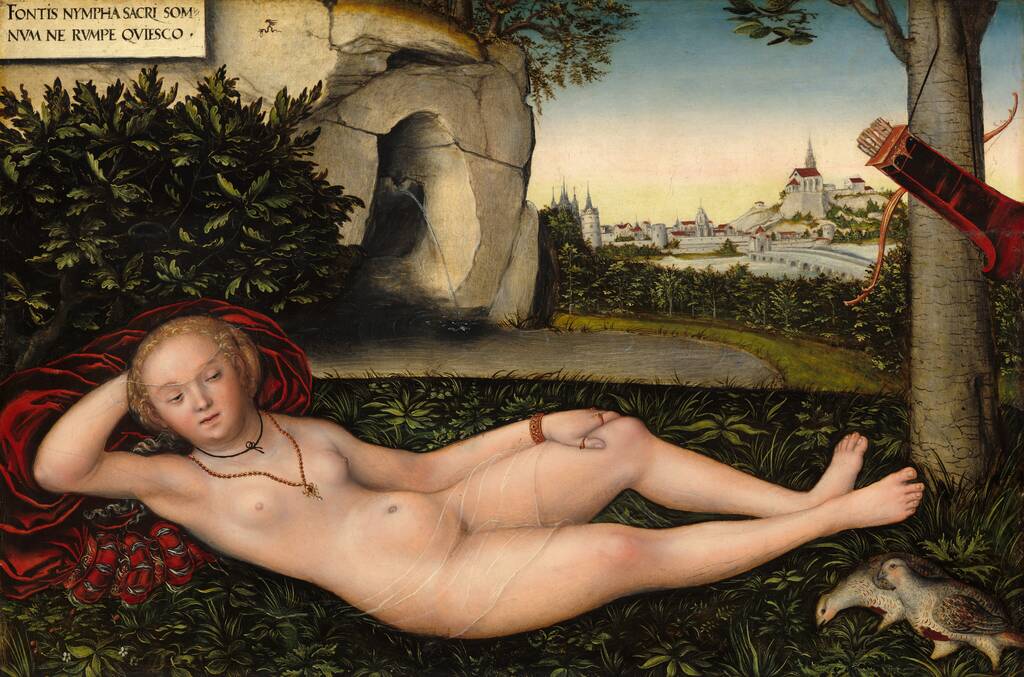 The Nymph of the Spring by Lucas Cranach the Elder, after 1537