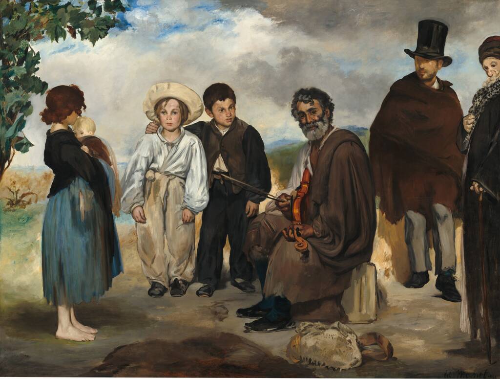 The Old Musician by Edouard Manet, 1862