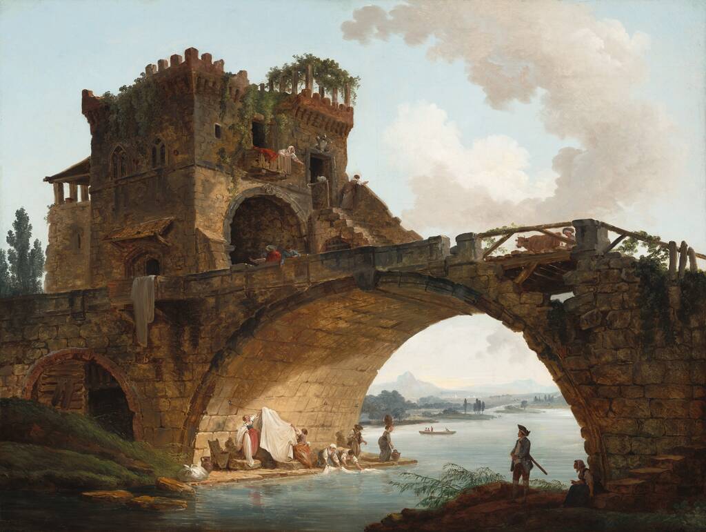 The Ponte Salario by Hubert Robert, c. 1775