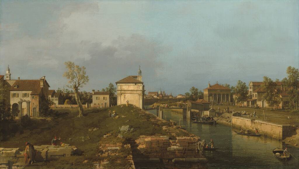 The Porta Portello, Padua by Canaletto, c. 1741/1742