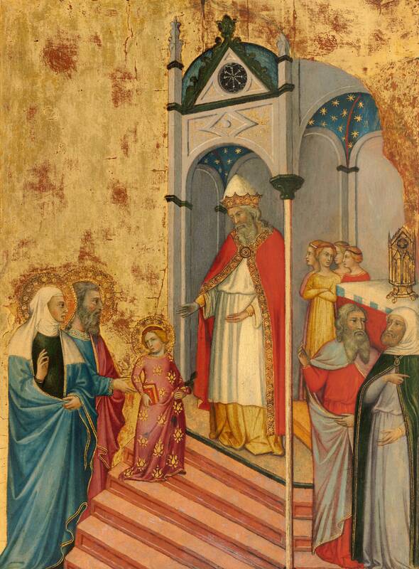 The Presentation of the Virgin in the Temple by Andrea di Bartolo, c. 1400/1405