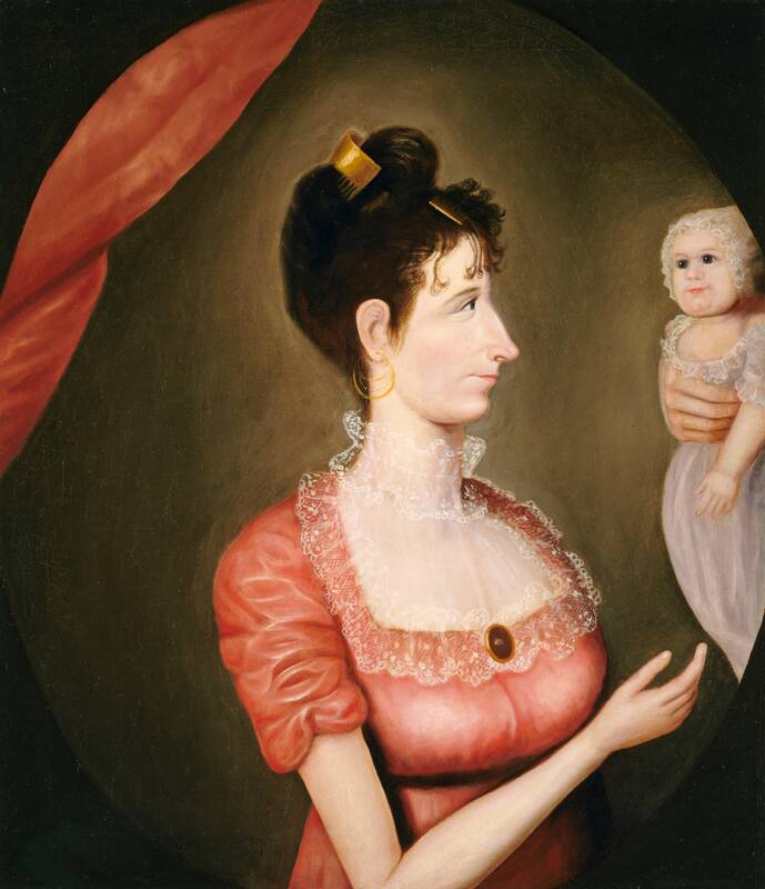 The Proud Mother by American 19th Century, c. 1810