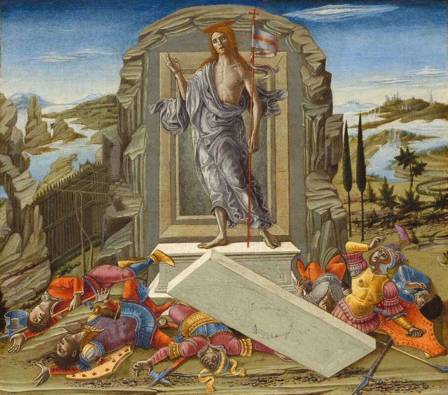 The Resurrection by Benvenuto di Giovanni, probably 1491
