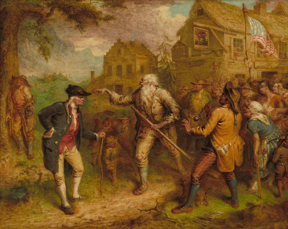 The Return of Rip Van Winkle by John Quidor, 1849