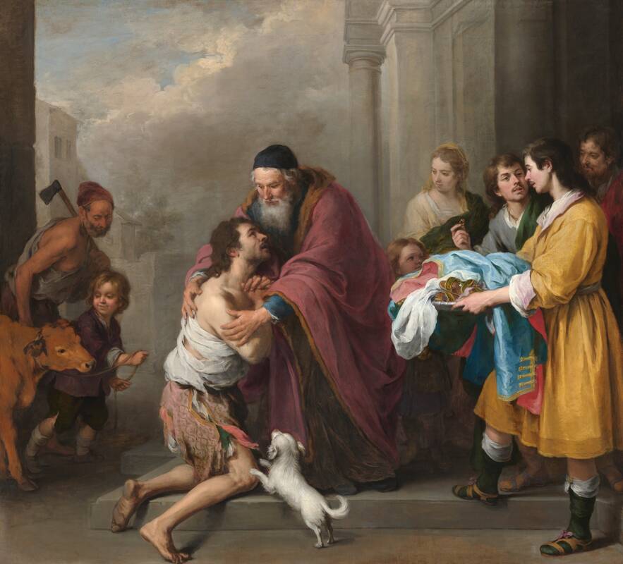 The Return of the Prodigal Son by Bartolomé Esteban Murillo, 1667/1670