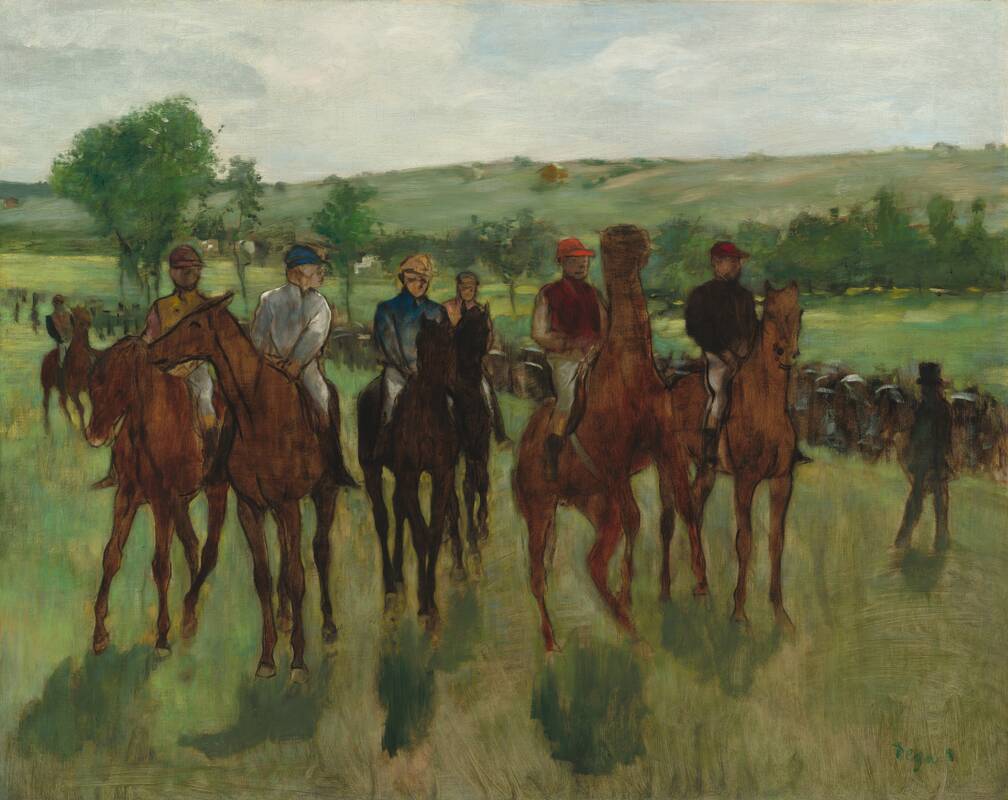 The Riders by Edgar Degas, c. 1885