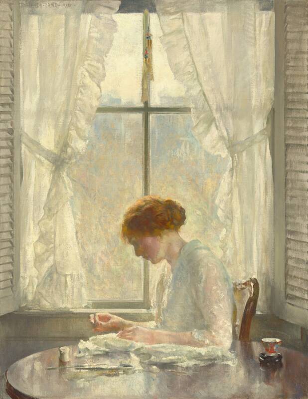 The Seamstress by Joseph Rodefer DeCamp, 1916
