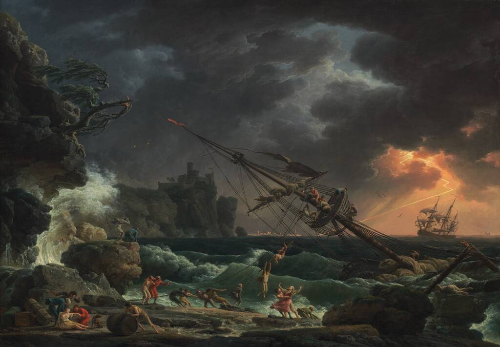 The Shipwreck by Claude-Joseph Vernet, 1772