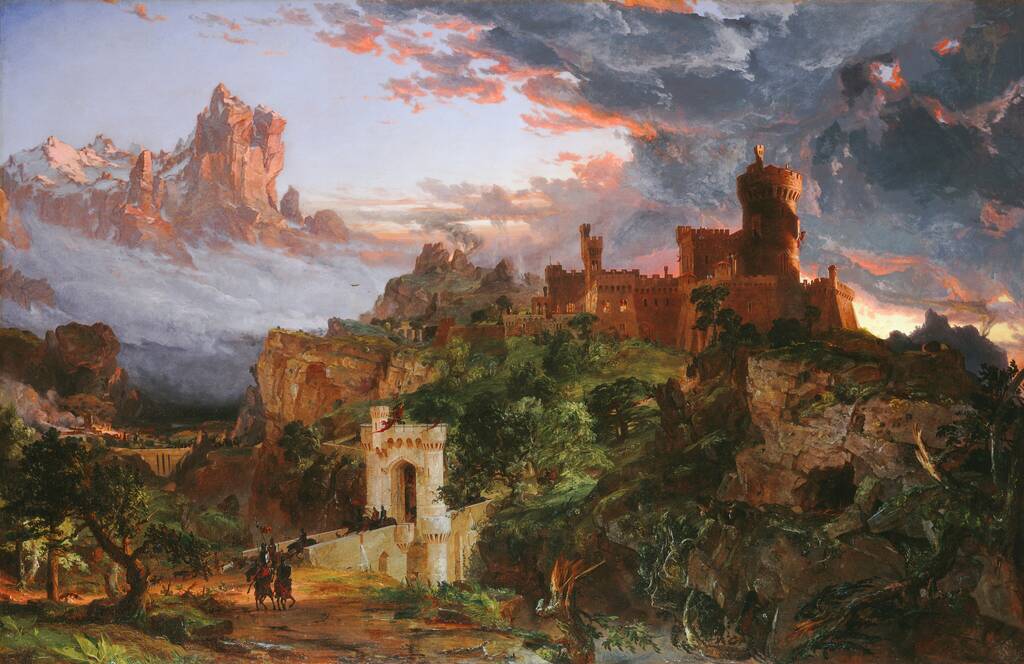 The Spirit of War by Jasper Francis Cropsey, 1851