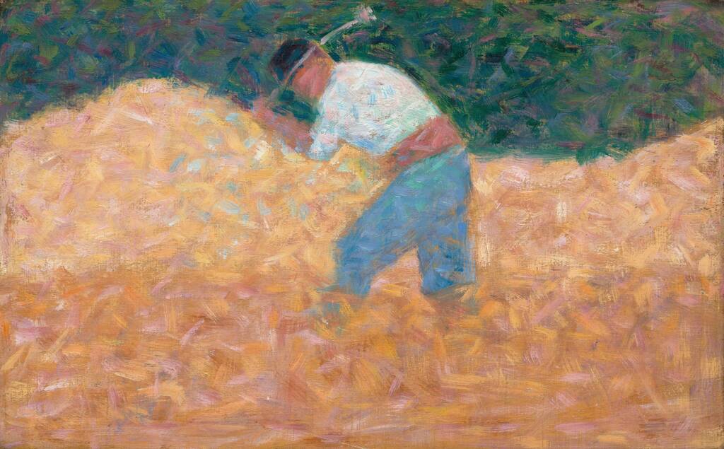 The Stone Breaker by Georges Seurat, c. 1882