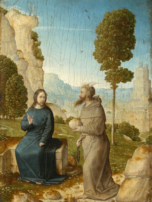 The Temptation of Christ by Juan de Flandes, c. 1500/1504