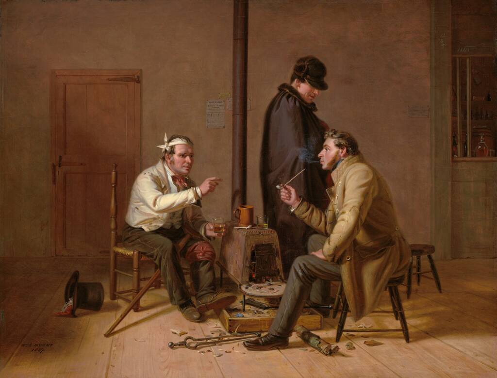 The Tough Story - Scene in a Country Tavern by William Sidney Mount, 1837