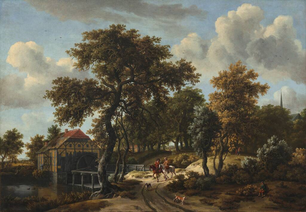 The Travelers by Meindert Hobbema, 166[2?]