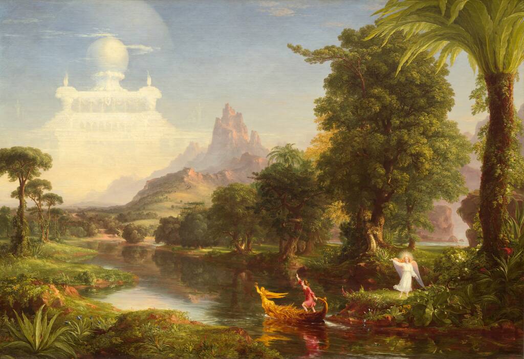 The Voyage of Life: Youth by Thomas Cole, 1842