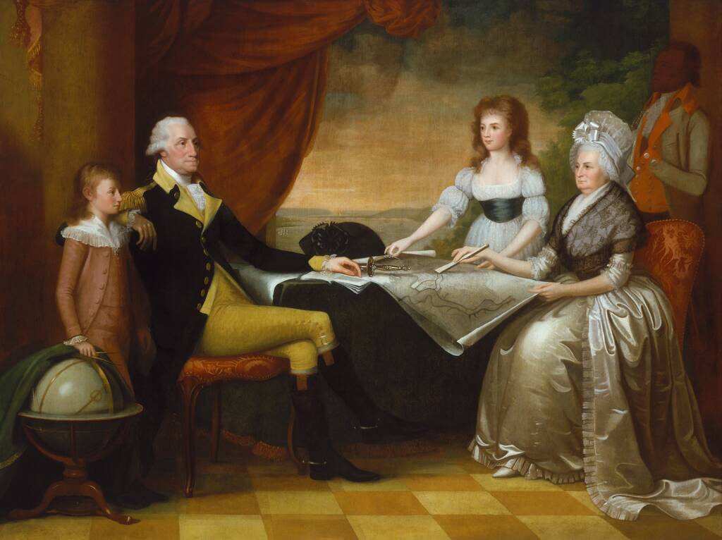 The Washington Family by Edward Savage, 1789-1796