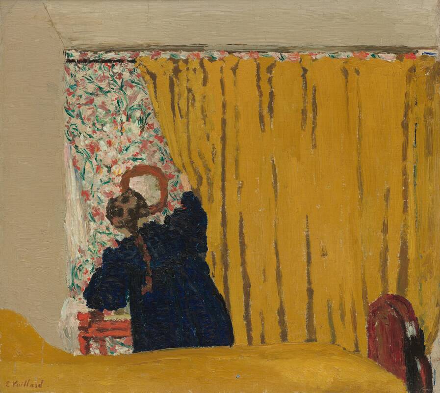 The Yellow Curtain by Edouard Vuillard, c. 1893