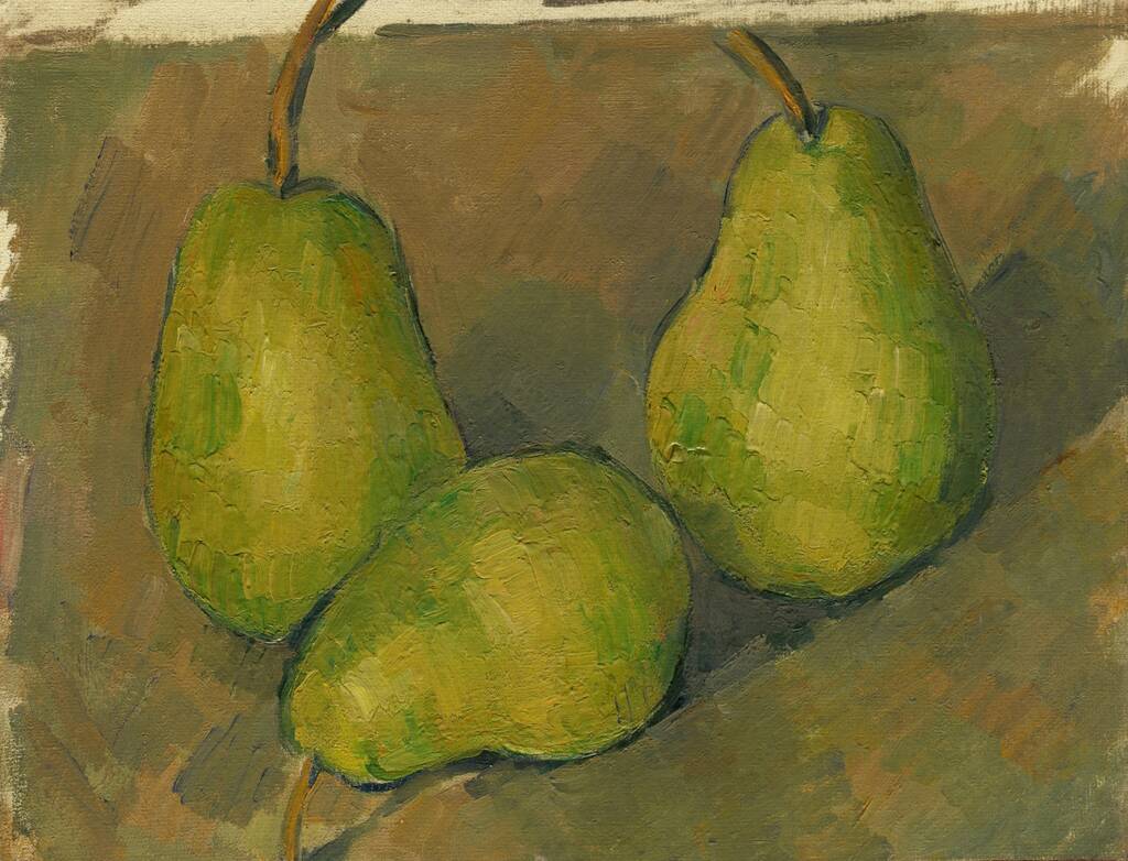Three Pears by Paul Cézanne, 1878/1879