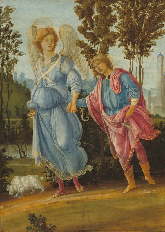 Tobias and the Angel by Filippino Lippi, c. 1475/1480