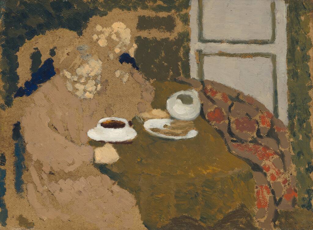 Two Women Drinking Coffee by Edouard Vuillard, c. 1893
