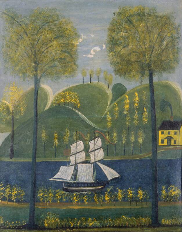 Under Full Sail by American 19th Century, second quarter 19th century