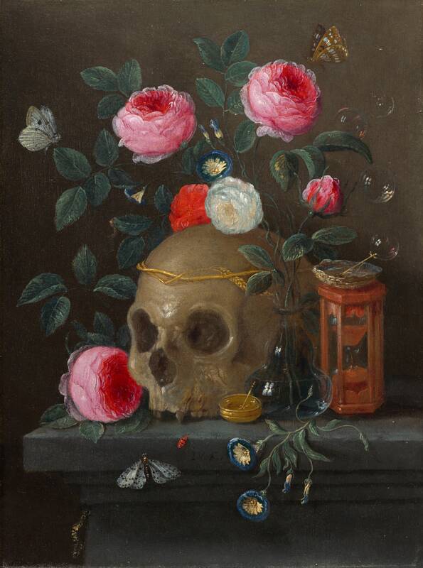 Vanitas Still Life by Jan van Kessel the Elder, c. 1665/1670