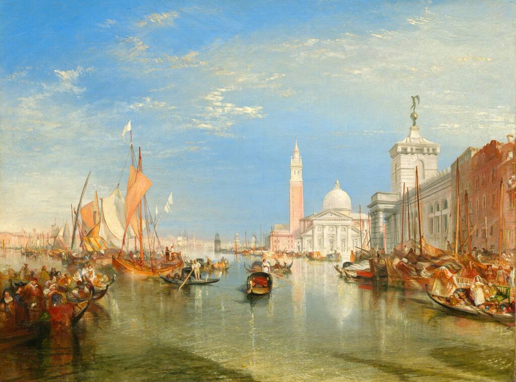 Venice: The Dogana and San Giorgio Maggiore by Joseph Mallord William Turner, 1834